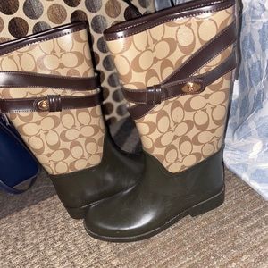 coach rain boots. feel free to negotiate